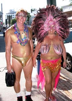 Body Painting 2004 photo - Duval Street, Key West